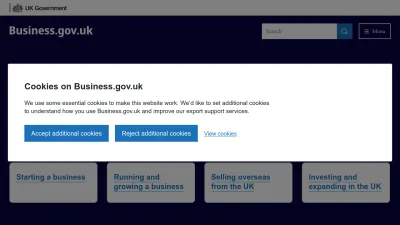 Screenshot preview of great.gov.uk