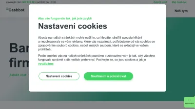 Screenshot preview of cashbot.cz