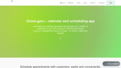 Screenshot preview of gnom.guru