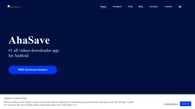 Screenshot preview of ahasave.com