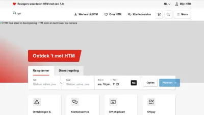 Screenshot preview of htm.nl