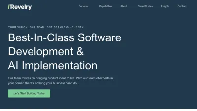 Screenshot preview of revelry.co