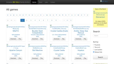Screenshot preview of bbcmicro.co.uk