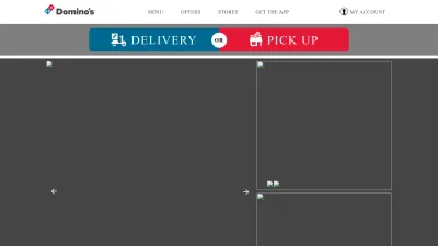 Screenshot preview of dominos.com.au