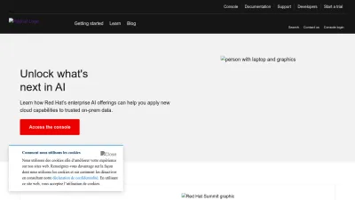 Screenshot preview of cloud.redhat.com