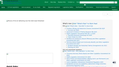 Screenshot preview of legislation.qld.gov.au