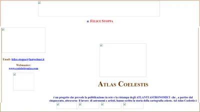 Screenshot preview of atlascoelestis.com