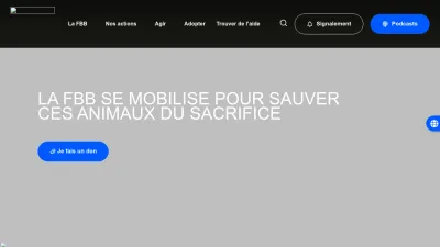 Screenshot preview of fondationbrigittebardot.fr