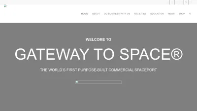 Screenshot preview of spaceportamerica.com