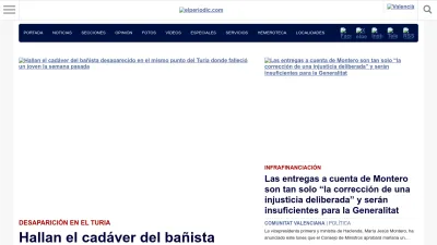 Screenshot preview of elperiodic.com