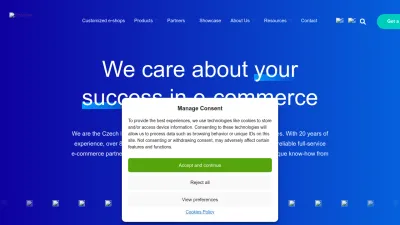 Screenshot preview of shopsys.com