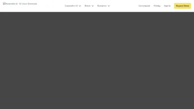Screenshot preview of resemble.ai