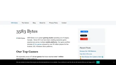 Screenshot preview of 3583bytes.com