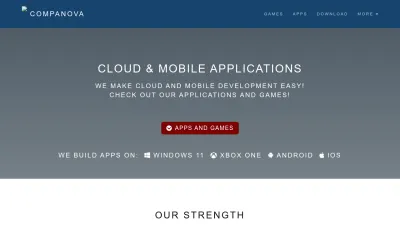 Screenshot preview of companova.com