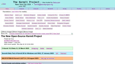 Screenshot preview of kermitproject.org
