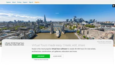Screenshot preview of kuula.co