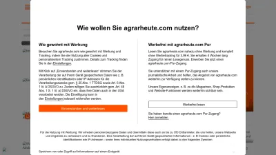 Screenshot preview of agrarheute.com