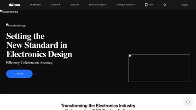 Screenshot preview of altium.com