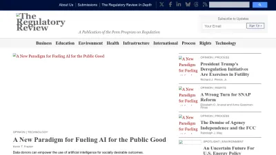 Screenshot preview of theregreview.org