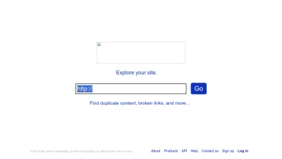 Screenshot preview of siteliner.com