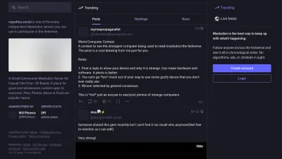 Screenshot preview of cupoftea.social