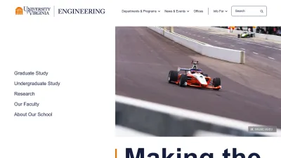 Screenshot of Engineering.virginia.edu