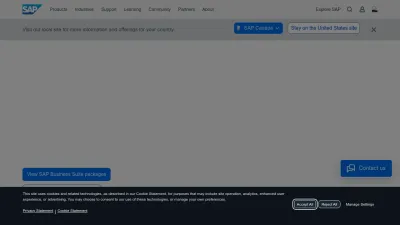 Screenshot preview of go.sap.com