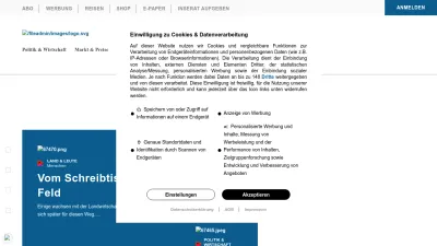 Screenshot preview of schweizerbauer.ch