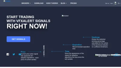 Screenshot preview of vfxalert.com