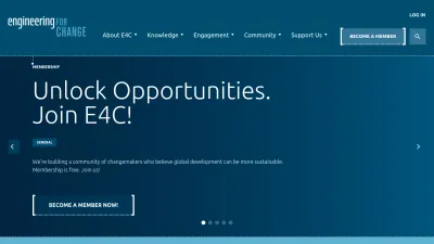 Screenshot preview of engineeringforchange.org