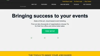 Screenshot preview of tix.com