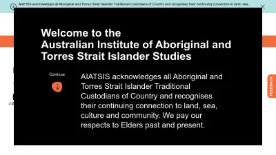 Screenshot preview of aiatsis.gov.au