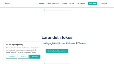 Screenshot preview of haldor.se