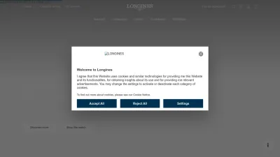 Screenshot preview of longines.com