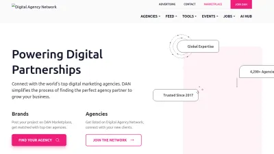 Screenshot preview of digitalagencynetwork.com