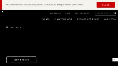 Screenshot preview of redrocksonline.com