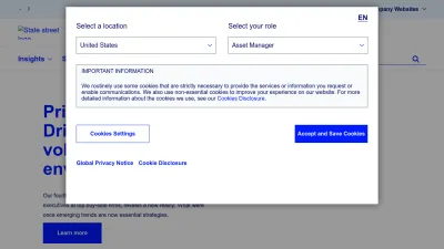Screenshot preview of statestreet.com