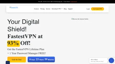 Screenshot preview of fastestvpn.com