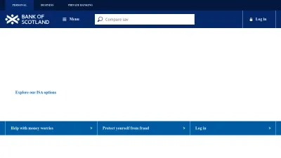 Screenshot preview of bankofscotland.co.uk