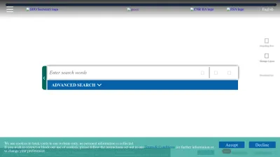 Screenshot preview of geoportal.org