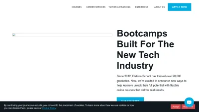 Screenshot preview of flatironschool.com