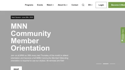 Screenshot preview of mnn.org