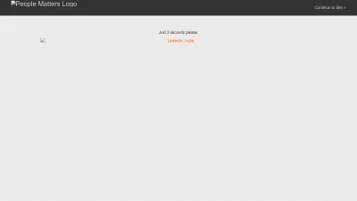 Screenshot preview of peoplematters.in