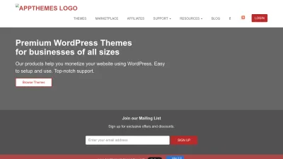 Screenshot preview of appthemes.com