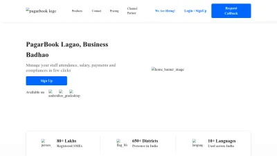 Screenshot preview of pagarbook.com