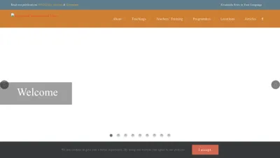 Screenshot preview of sivananda.org