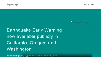 Screenshot preview of myshake.berkeley.edu