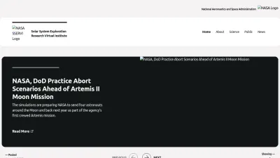 Screenshot preview of lunarscience.arc.nasa.gov