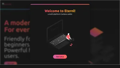 Screenshot preview of eternl.io