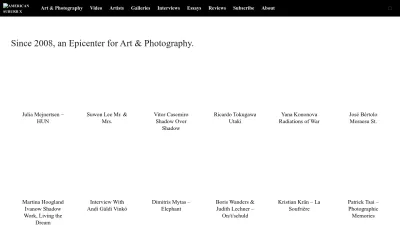 Screenshot preview of americansuburbx.com
